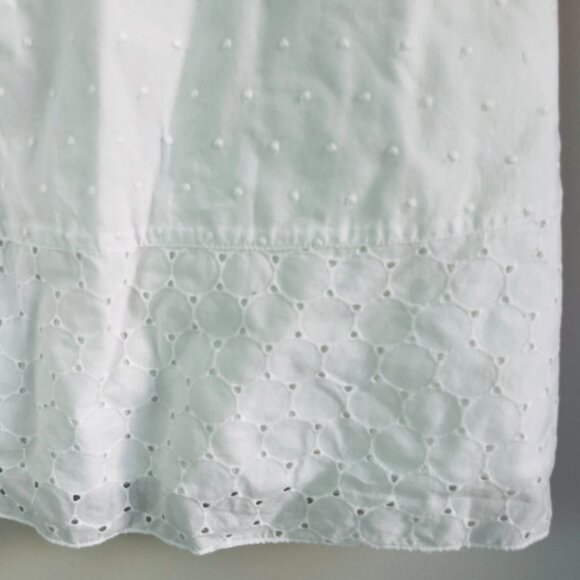 2/$30 American Eagle White Eyelet Strapless Mini Dress 2 - Picture 4 of 8